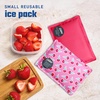 image:imageFit amp Fresh Cool Coolers Soft Ice Packs for Lunch Bags amp Coolers 2pk  LongLasting Reusable Ice Packs Flexible BPAFree Freezer Packs for Lunch Boxes Work School Breastmilk amp TravelSweet Pink Print 2 Pack