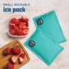 image:imageFit amp Fresh Cool Coolers Soft Ice Packs for Lunch Bags amp Coolers 2pk  LongLasting Reusable Ice Packs Flexible BPAFree Freezer Packs for Lunch Boxes Work School Breastmilk amp TravelTeal