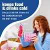 image:imageFit amp Fresh Cool Coolers Soft Ice Packs for Lunch Bags amp Coolers 2pk  LongLasting Reusable Ice Packs Flexible BPAFree Freezer Packs for Lunch Boxes Work School Breastmilk amp TravelSweet Pink Print 2 Pack