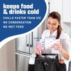 image:imageFit amp Fresh Cool Coolers Soft Ice Packs for Lunch Bags amp Coolers 2pk  LongLasting Reusable Ice Packs Flexible BPAFree Freezer Packs for Lunch Boxes Work School Breastmilk amp TravelPink Bows 2 Pack