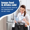 image:imageFit amp Fresh Cool Coolers Soft Ice Packs for Lunch Bags amp Coolers 2pk  LongLasting Reusable Ice Packs Flexible BPAFree Freezer Packs for Lunch Boxes Work School Breastmilk amp TravelBlue Floral 2 Pack