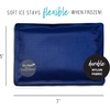 image:imageFit amp Fresh Cool Coolers Soft Ice Packs for Lunch Bags amp Coolers 2pk  LongLasting Reusable Ice Packs Flexible BPAFree Freezer Packs for Lunch Boxes Work School Breastmilk amp TravelNavy Sketch Weave  Blue