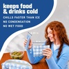 image:imageFit amp Fresh Cool Coolers Soft Ice Packs for Lunch Bags amp Coolers 2pk  LongLasting Reusable Ice Packs Flexible BPAFree Freezer Packs for Lunch Boxes Work School Breastmilk amp TravelCornflower Blue 2 Pack