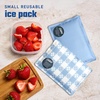 image:imageFit amp Fresh Cool Coolers Soft Ice Packs for Lunch Bags amp Coolers 2pk  LongLasting Reusable Ice Packs Flexible BPAFree Freezer Packs for Lunch Boxes Work School Breastmilk amp TravelCornflower Blue 2 Pack