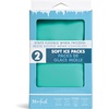 image:imageFit amp Fresh Cool Coolers Soft Ice Packs for Lunch Bags amp Coolers 2pk  LongLasting Reusable Ice Packs Flexible BPAFree Freezer Packs for Lunch Boxes Work School Breastmilk amp TravelTeal