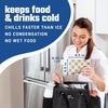 image:imageFit amp Fresh Cool Coolers Soft Ice Packs for Lunch Bags amp Coolers 2pk  LongLasting Reusable Ice Packs Flexible BPAFree Freezer Packs for Lunch Boxes Work School Breastmilk amp TravelTaupe Checkerboard 2 Pack