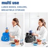 image:imageFit amp Fresh Cool Coolers Soft Ice Packs for Lunch Bags amp Coolers 2pk  LongLasting Reusable Ice Packs Flexible BPAFree Freezer Packs for Lunch Boxes Work School Breastmilk amp TravelSports Balls 2 Pack