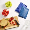 image:imageFit amp Fresh Cool Coolers Soft Ice Packs for Lunch Bags amp Coolers 2pk  LongLasting Reusable Ice Packs Flexible BPAFree Freezer Packs for Lunch Boxes Work School Breastmilk amp TravelNavy Sketch Weave  Blue