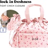 image:imageFit amp Fresh Cromwell Cinch Insulated Lunch Bag for Women wContainers  Durable Lunch Box for Women Meal Prep Lunch Tote For Nurses Teachers School Work LeakResistant Large CapacityPink Dainty Flowers