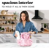 image:imageFit amp Fresh Cromwell Cinch Insulated Lunch Bag for Women wContainers  Durable Lunch Box for Women Meal Prep Lunch Tote For Nurses Teachers School Work LeakResistant Large CapacityPink Floral Toile