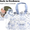 image:imageFit amp Fresh Cromwell Cinch Insulated Lunch Bag for Women wContainers  Durable Lunch Box for Women Meal Prep Lunch Tote For Nurses Teachers School Work LeakResistant Large CapacityBlue Floral Toile
