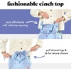 image:imageFit amp Fresh Cromwell Cinch Insulated Lunch Bag for Women wContainers  Durable Lunch Box for Women Meal Prep Lunch Tote For Nurses Teachers School Work LeakResistant Large CapacityBubble Gum