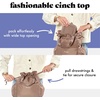 image:imageFit amp Fresh Cromwell Cinch Insulated Lunch Bag for Women wContainers  Durable Lunch Box for Women Meal Prep Lunch Tote For Nurses Teachers School Work LeakResistant Large CapacityTaupe