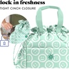 image:imageFit amp Fresh Cromwell Cinch Insulated Lunch Bag for Women wContainers  Durable Lunch Box for Women Meal Prep Lunch Tote For Nurses Teachers School Work LeakResistant Large CapacityMint Smiles