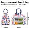 image:imageFit amp Fresh Cromwell Cinch Insulated Lunch Bag for Women wContainers  Durable Lunch Box for Women Meal Prep Lunch Tote For Nurses Teachers School Work LeakResistant Large CapacityAssorted Sardine Cans
