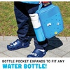 image:imageFit amp Fresh Customizable Kids Lunch Box for Girls  6 Cute Charms Included  Bottle Pocket BPAFree EasytoClean LeakResistant  Insulated Kids Lunch Bag School Compatible w Shoe CharmsOcean Blue