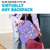 image:imageFit amp Fresh Customizable Kids Lunch Box for Girls  6 Cute Charms Included  Bottle Pocket BPAFree EasytoClean LeakResistant  Insulated Kids Lunch Bag School Compatible w Shoe CharmsPurple