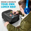 image:imageFit amp Fresh Customizable Kids Lunch Box for Girls  6 Cute Charms Included  Bottle Pocket BPAFree EasytoClean LeakResistant  Insulated Kids Lunch Bag School Compatible w Shoe CharmsBlack