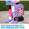 image:imageFit amp Fresh Customizable Kids Lunch Box for Girls  6 Cute Charms Included  Bottle Pocket BPAFree EasytoClean LeakResistant  Insulated Kids Lunch Bag School Compatible w Shoe CharmsHolographic Purple