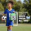 image:imageFit amp Fresh Customizable Kids Lunch Box for Girls  6 Cute Charms Included  Bottle Pocket BPAFree EasytoClean LeakResistant  Insulated Kids Lunch Bag School Compatible w Shoe CharmsPitch Break Soccer