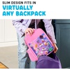 image:imageFit amp Fresh Customizable Kids Lunch Box for Girls  6 Cute Charms Included  Bottle Pocket BPAFree EasytoClean LeakResistant  Insulated Kids Lunch Bag School Compatible w Shoe CharmsHolographic Pink
