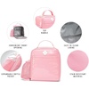 image:imageFit amp Fresh DIY Sticker Lunch Bag For Kids Insulated Lunch Box For Kids Boys amp Girls With 3 Matching Snack Containers amp 2 Sticker Sets School Lunch Box BlackPink