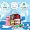 image:imageFit amp Fresh DIY Sticker Lunch Bag For Kids Insulated Lunch Box For Kids Boys amp Girls With 3 Matching Snack Containers amp 2 Sticker Sets School Lunch Box BlackPink