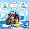 image:imageFit amp Fresh DIY Sticker Lunch Bag For Kids Insulated Lunch Box For Kids Boys amp Girls With 3 Matching Snack Containers amp 2 Sticker Sets School Lunch Box BlackBlack