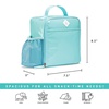 image:imageFit amp Fresh DIY Sticker Lunch Bag For Kids Insulated Lunch Box For Kids Boys amp Girls With 3 Matching Snack Containers amp 2 Sticker Sets School Lunch Box BlackTeal