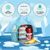 image:imageFit amp Fresh DIY Sticker Lunch Bag For Kids Insulated Lunch Box For Kids Boys amp Girls With 3 Matching Snack Containers amp 2 Sticker Sets School Lunch Box BlackTeal