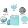 image:imageFit amp Fresh DIY Sticker Lunch Bag For Kids Insulated Lunch Box For Kids Boys amp Girls With 3 Matching Snack Containers amp 2 Sticker Sets School Lunch Box BlackTeal