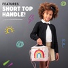 image:imageFit amp Fresh Insulated Lunch Box For Kids Boys amp Girls Lunch Bag For Kids With 2 Reusable Snack Bags School Lunch BoxRainbow