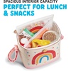 image:imageFit amp Fresh Insulated Lunch Box For Kids Boys amp Girls Lunch Bag For Kids With 2 Reusable Snack Bags School Lunch BoxRainbow