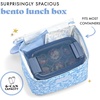 image:imageFit amp Fresh Luna Insulated Kids Lunch Box for Girls Floral Bow Lunch Tote  Easy Carry Handle BPAFree EasytoClean  Kids Lunch Bag Back to School Preschool Kindergarten Cute for Girls amp TweensCornflower in Bloom