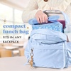 image:imageFit amp Fresh Luna Insulated Kids Lunch Box for Girls Floral Bow Lunch Tote  Easy Carry Handle BPAFree EasytoClean  Kids Lunch Bag Back to School Preschool Kindergarten Cute for Girls amp TweensCornflower in Bloom