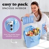 image:imageFit amp Fresh Mari Insulated Soft Backpack Cooler Tote 12Can CapacityCornflower