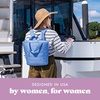 image:imageFit amp Fresh Mari Insulated Soft Backpack Cooler Tote 12Can CapacityCornflower