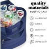 image:imageFit amp Fresh Mari Insulated Soft Backpack Cooler Tote 12Can CapacityMidnight Blue
