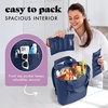 image:imageFit amp Fresh Mari Insulated Soft Backpack Cooler Tote 12Can CapacityMidnight Blue