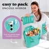 image:imageFit amp Fresh Mari Insulated Soft Backpack Cooler Tote 12Can CapacityTeal