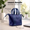 image:imageFit amp Fresh Remi Neoprene Lunch Bag for Women wIce Pack amp Containers  Machine Washable Lunch Box For Women Self Insulating Durable Neoprene Large Capacity For Nurses Teachers School WorkNavy