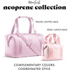 image:imageFit amp Fresh Remi Neoprene Lunch Bag for Women wIce Pack amp Containers  Machine Washable Lunch Box For Women Self Insulating Durable Neoprene Large Capacity For Nurses Teachers School WorkPink Gingham