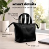 image:imageFit amp Fresh Remi Neoprene Lunch Bag for Women wIce Pack amp Containers  Machine Washable Lunch Box For Women Self Insulating Durable Neoprene Large Capacity For Nurses Teachers School WorkBlack