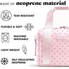 image:imageFit amp Fresh Remi Neoprene Lunch Bag for Women wIce Pack amp Containers  Machine Washable Lunch Box For Women Self Insulating Durable Neoprene Large Capacity For Nurses Teachers School WorkTiny Hearts