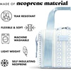 image:imageFit amp Fresh Remi Neoprene Lunch Bag for Women wIce Pack amp Containers  Machine Washable Lunch Box For Women Self Insulating Durable Neoprene Large Capacity For Nurses Teachers School WorkBlue Wallpaper Bows