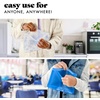 image:imageFit amp Fresh Reusable Sandwich Bags 3 Pack  Leakproof Reusable Food Storage Bags BPAFree Freezer Safe Eco Friendly Bags for Snacks Lunch Meal Prep Blue Floral ToileBlue Floral Toile
