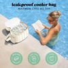 image:imageFit amp Fresh Sidekick Dual Compartment Insulated Soft Cooler Bag amp Lunch Box  Bottle Pocket Extra Storage Crossbody Strap 15Can Capacity LeakResistant Small Cooler For Beach Pool Work amp TravelPina Colada Cabana