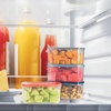 image:imageFit amp Fresh Small Plastic Containers With Lids 16 oz Small Snack Containers With Lids For Adults and Kids Reusable Leakproof Dressing and Condiment Containers With Two Attachable Ice Packs 4PK Light2 Cup