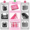 image:imageFit amp Fresh The Shore Thing XL Marine Grade Mesh Beach Bag Extra Large Beach Tote Durable Sandproof Oversized Pool BagFlamingo Pink