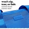image:imageFit amp Fresh The Shore Thing XL Marine Grade Mesh Beach Bag Extra Large Beach Tote Durable Sandproof Oversized Pool BagMarina Blue